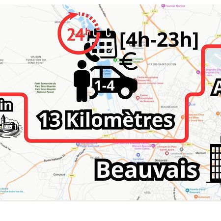 Chambre Calme Et Accueillante 13 Kmtrs Aeroport, Parking Gratuit, Navette Gare Ou Aeroport Saint-Germain-la-Poterie Екстериор снимка